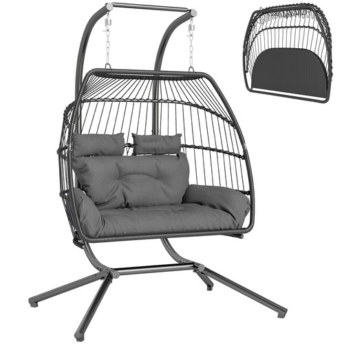 Outsunny rattan double - outsunny, hanging