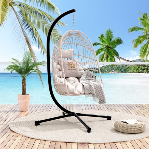 Foldable hanging egg chair - egg,