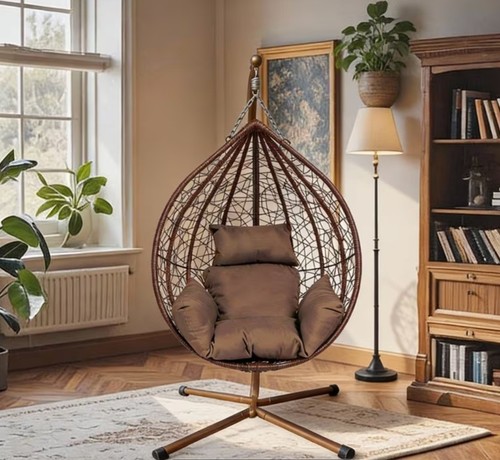 Garden hanging swing egg - egg, chair