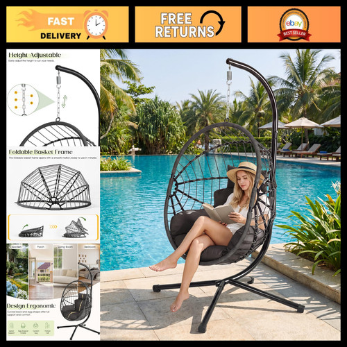 Hanging egg chair with - chair,