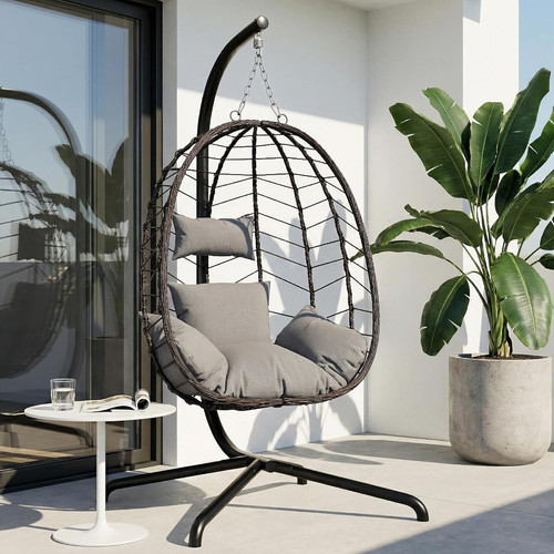 Hanging egg chair - hanging,