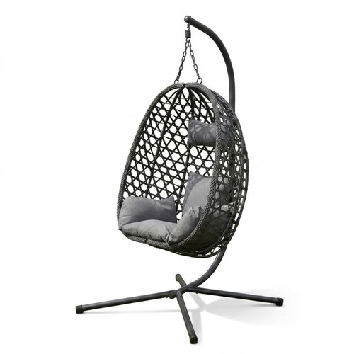 Charcoal hanging nest egg - charcoal,