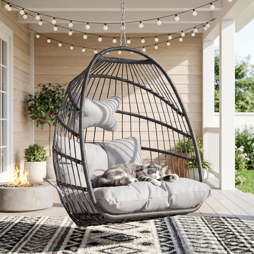 Hanging egg chair outdoor - egg,