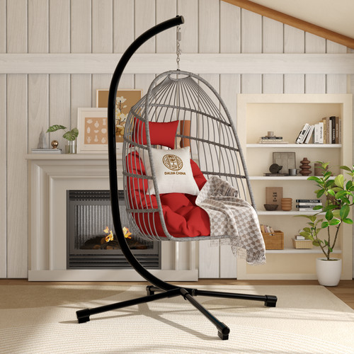 Foldable hanging egg chair - hanging,