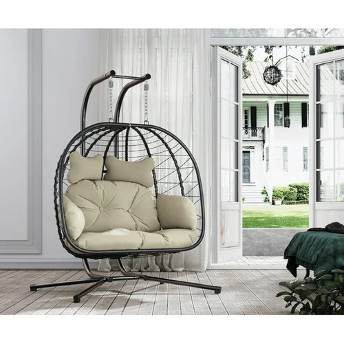 Esmlada double wicker swing - esmlada,