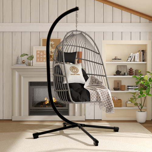 Foldable hanging egg chair - foldable,