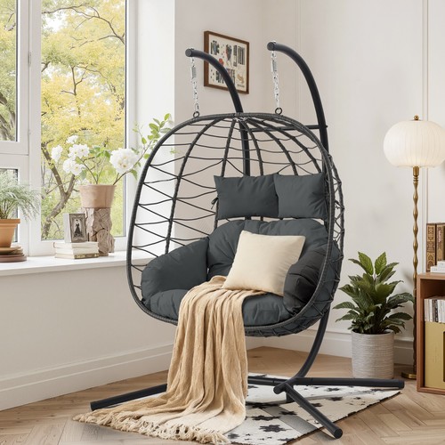 Double egg chair - with, stand