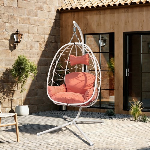 Hanging egg chair with stand - egg,